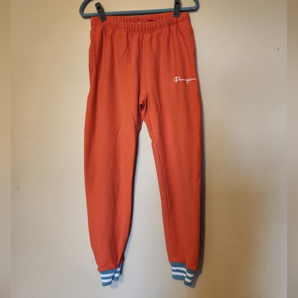 Champion Salmon Men's Joggers with Striped Cuffs